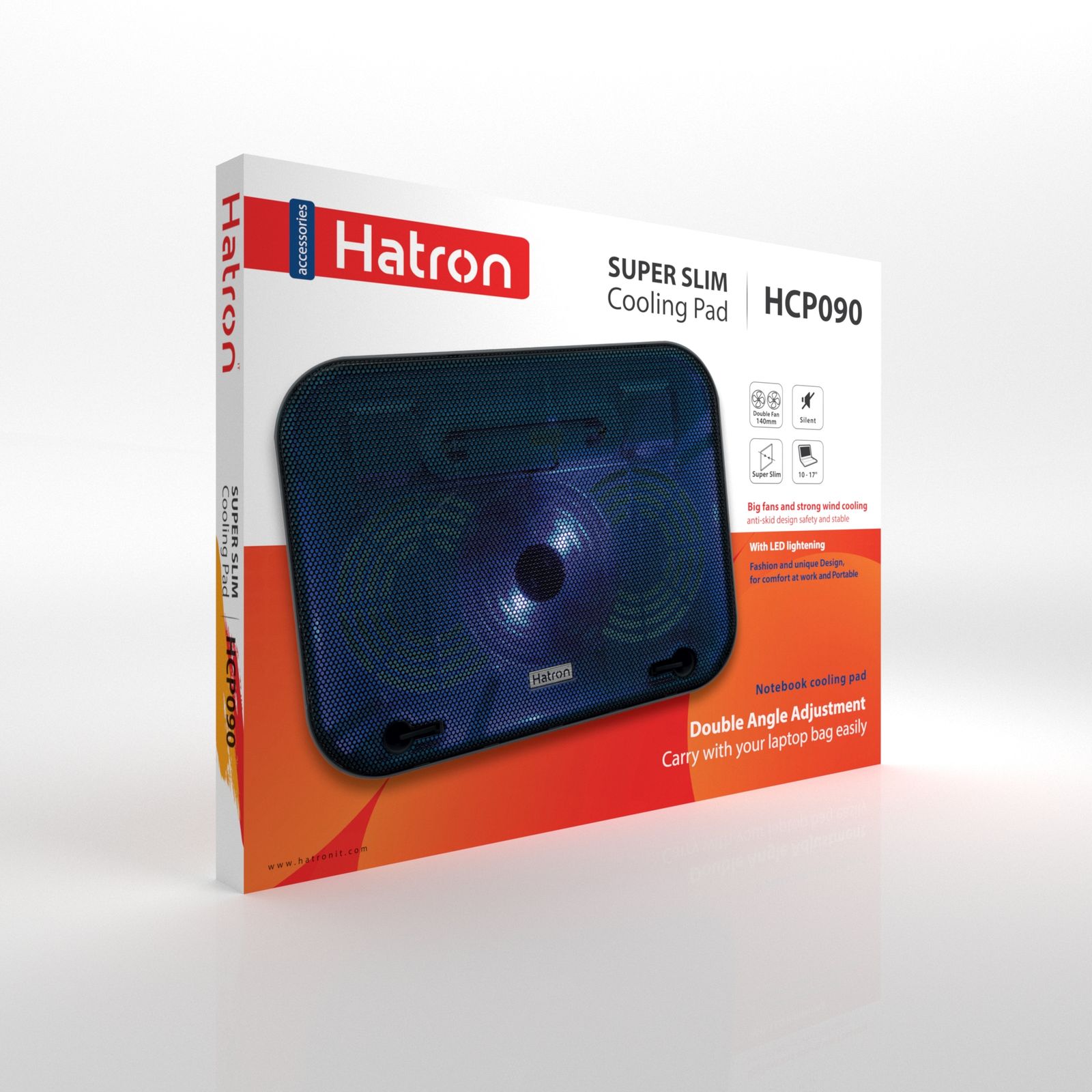 کول پد Hatron HCP 090 | پایه خنک کننده لپ تاپ هترون مدل HCP090